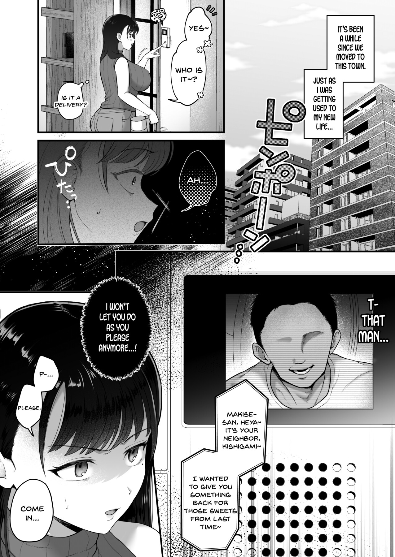 Hentai Manga Comic-Masochistic Neighbor's Onahole Wife - A story of reuniting with a former sex friend and re-educating her with my huge dick-Read-13